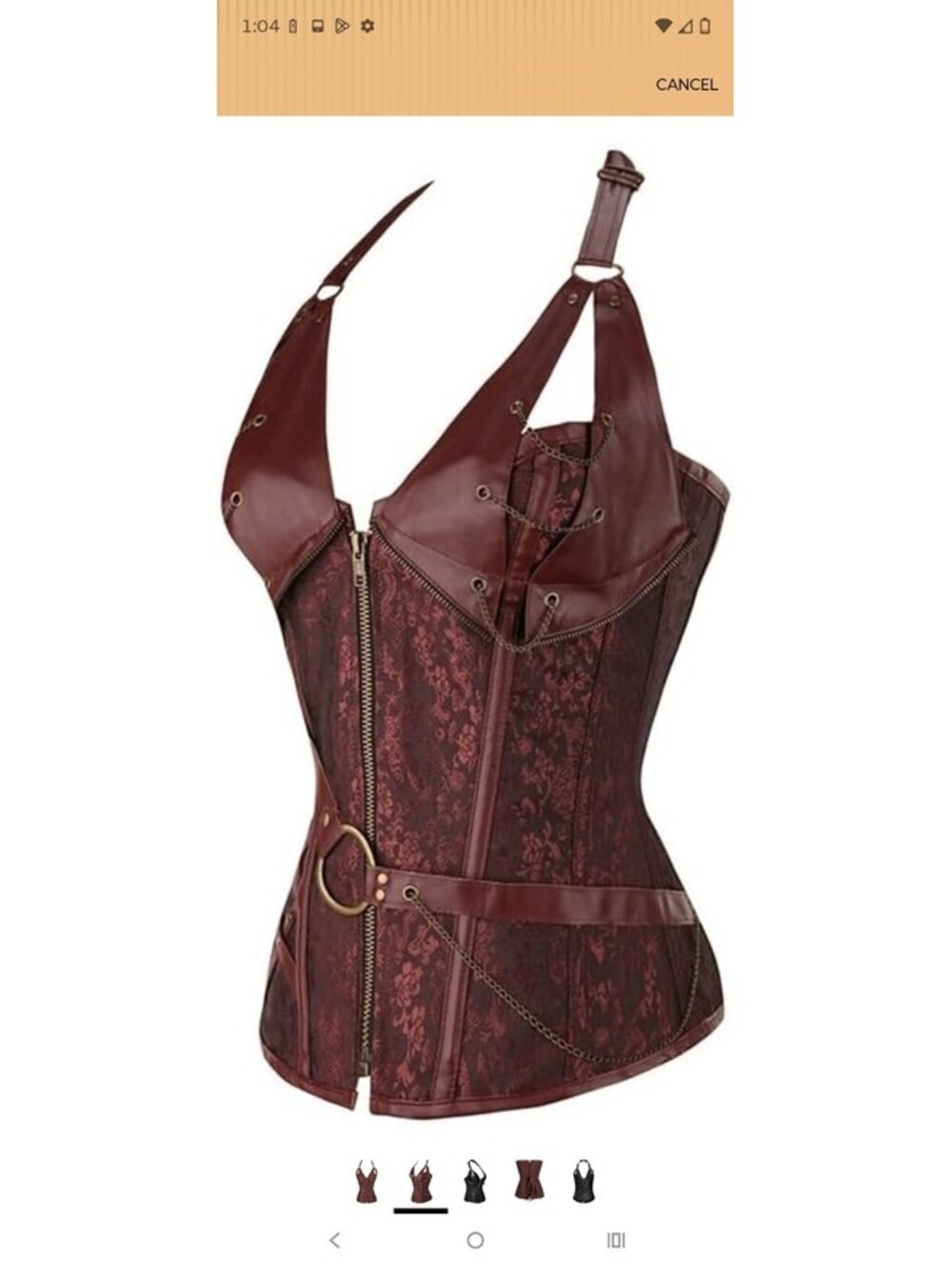 Women Gothic Steampunk Corset Dress Up  New Xl Good Quality